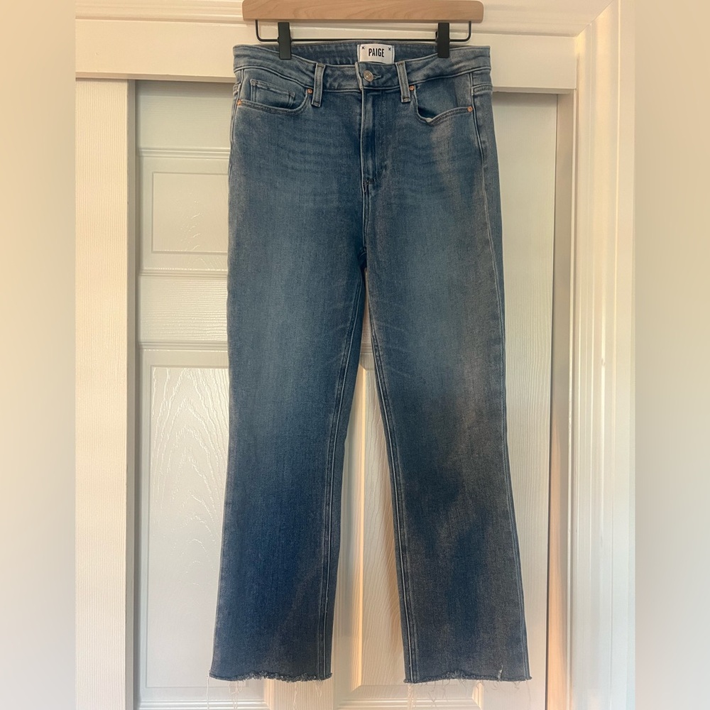 Paige jeans, size 29, style:Cindy, raw hem
